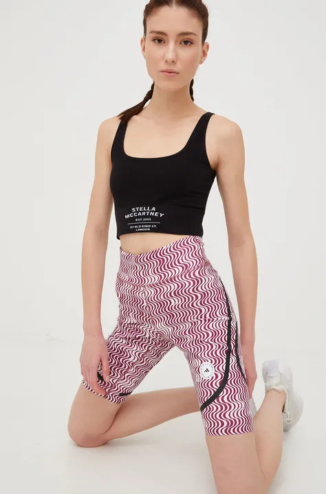 Тренировочные шорты adidas by Stella McCartney Truepurpose женские с узором высокая посадка