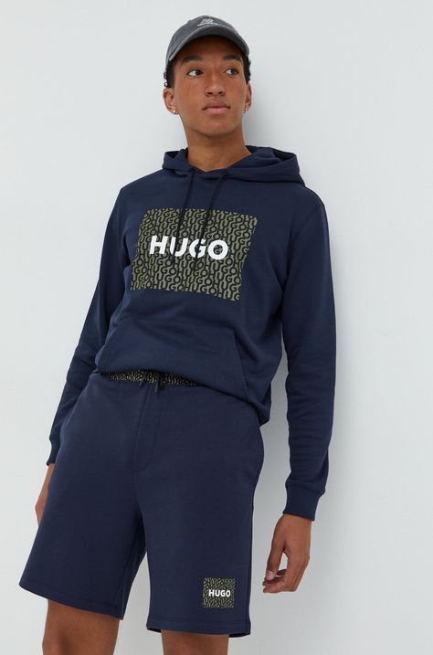 Памучен къс панталон HUGO