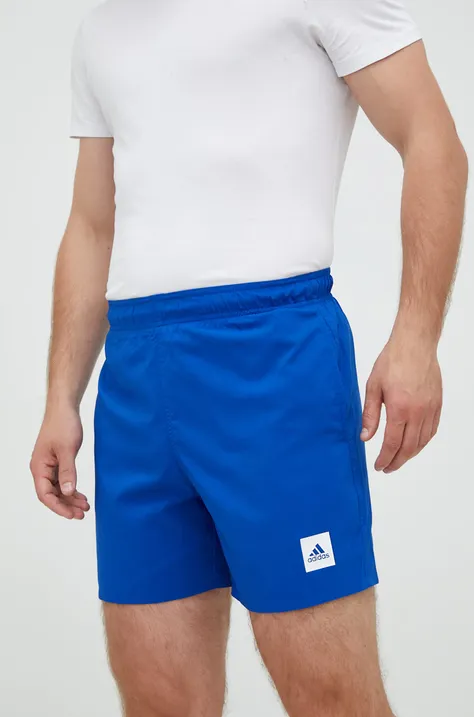 Kratke hlače za kupanje adidas Performance za muškarce, glatki materijal