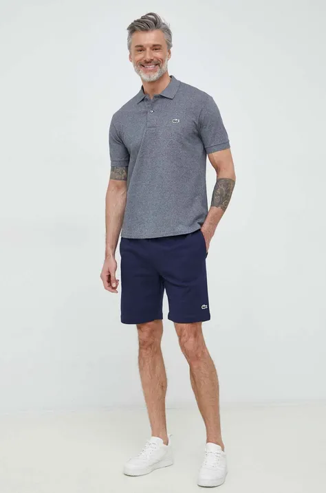 Lacoste shorts men's navy blue color