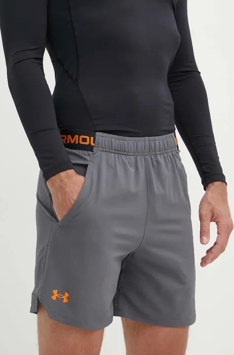 Kratke hlače za vadbo Under Armour Vanish siva barva, 1373718