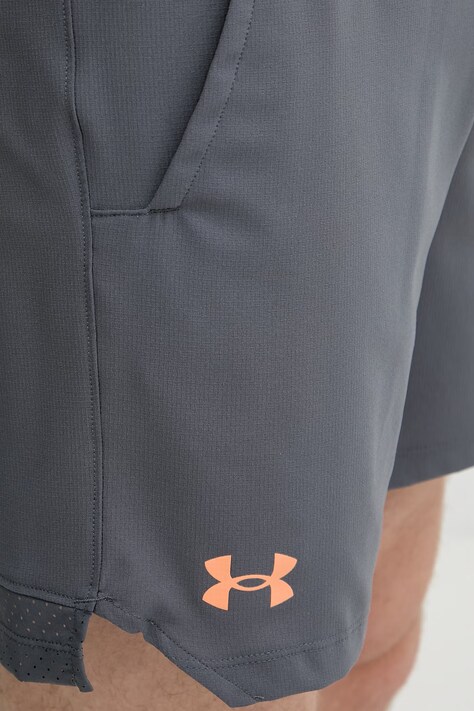 Under Armour szorty sportowe męskie Vanish Woven szare regular waist 1373718
