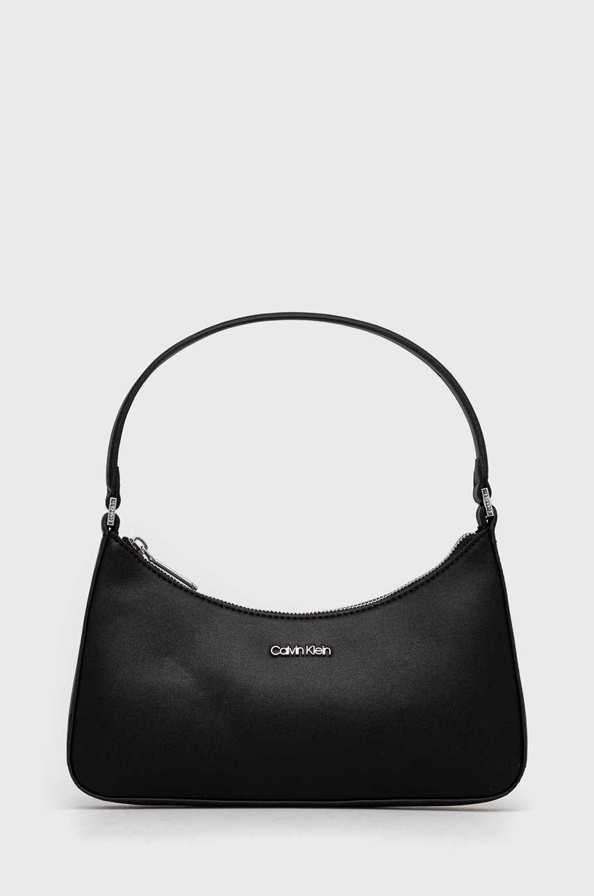 Kabelka Calvin Klein čierna farba