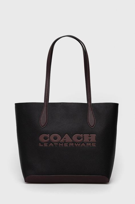 Usnjena torbica Coach