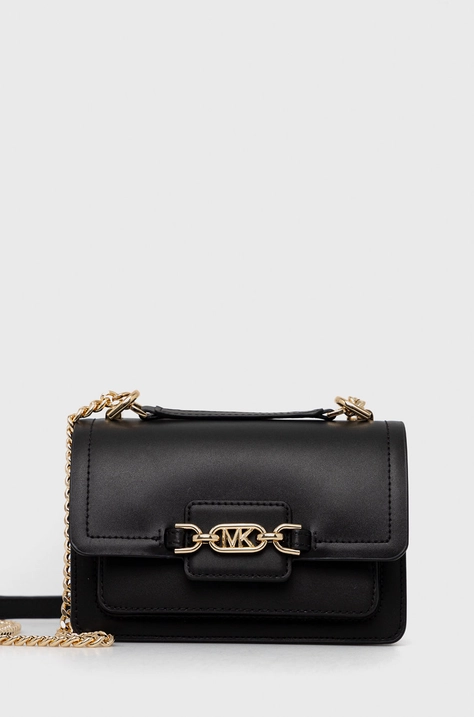 MICHAEL Michael Kors poseta de piele culoarea negru