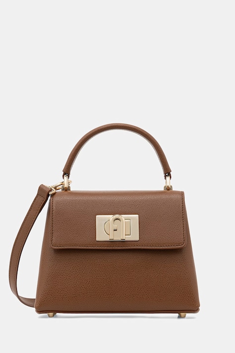 Furla torebka kuferek damska skórzana brązowa WB00109.ARE000.03B00