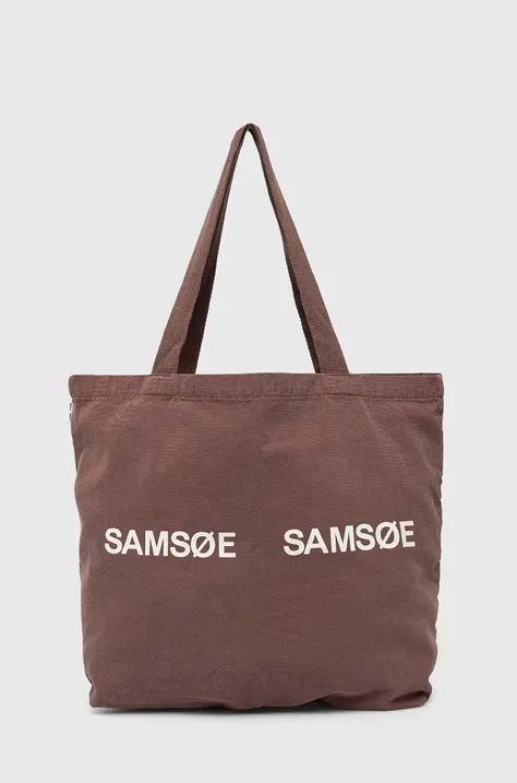 Samsoe Samsoe handbag brown color