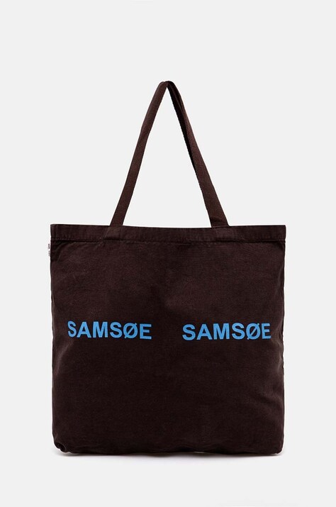 Samsoe Samsoe poseta FRINKA culoarea maro, F20300113