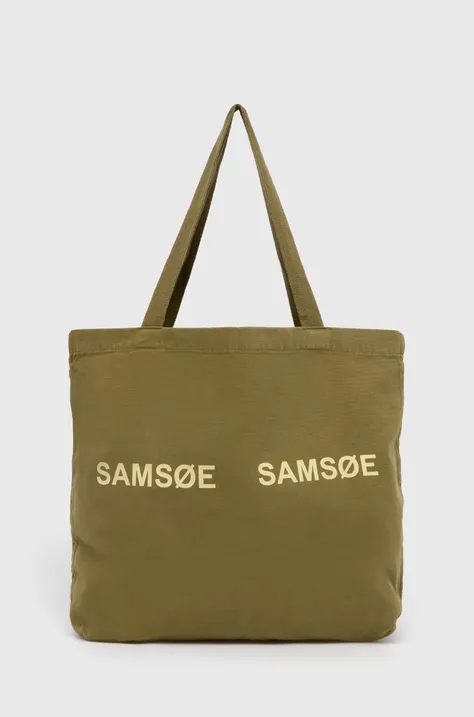 Samsoe Samsoe torebka FRINKA kolor zielony F20300113