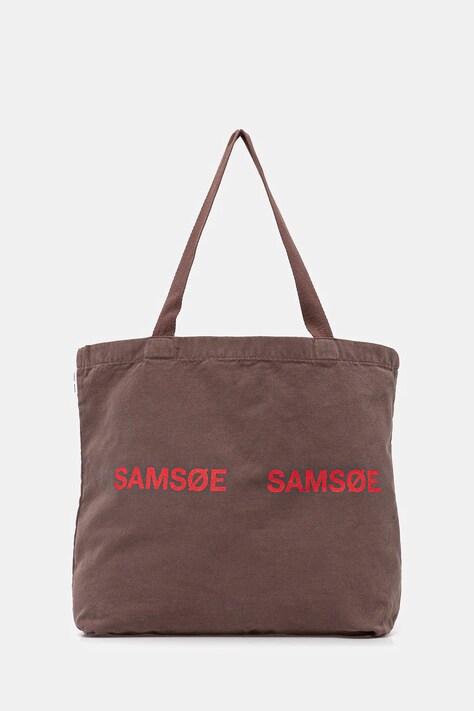 Samsoe Samsoe geantă FRINKA culoarea bej, F20300113