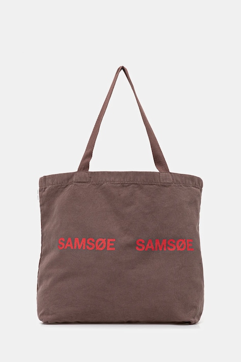 Samsoe Samsoe geantă FRINKA culoarea bej, F20300113