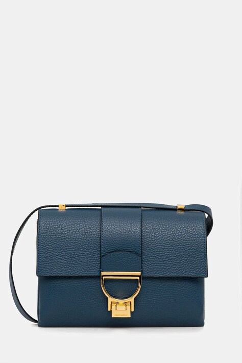 Coccinelle torebka skórzana kolor niebieski E1 MD5 12 07 01