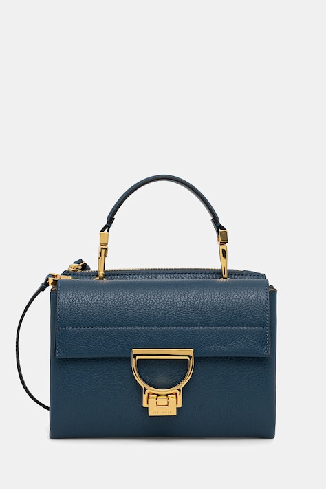 Coccinelle torebka skórzana kolor niebieski E1 MD5 55 B7 01