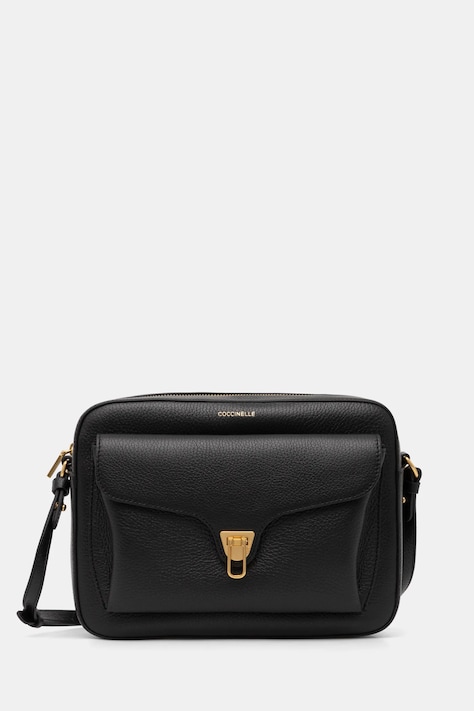 Кожаная сумочка Coccinelle цвет чёрный