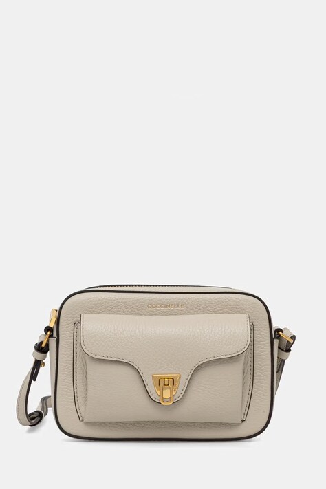 Coccinelle torebka crossbody damska skórzana beżowa E1 MF6 55 04 01
