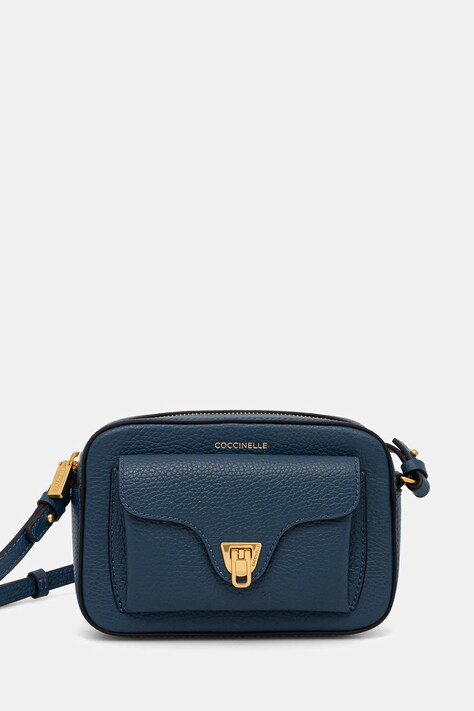 Coccinelle torebka skórzana kolor niebieski E1 MF6 55 04 01