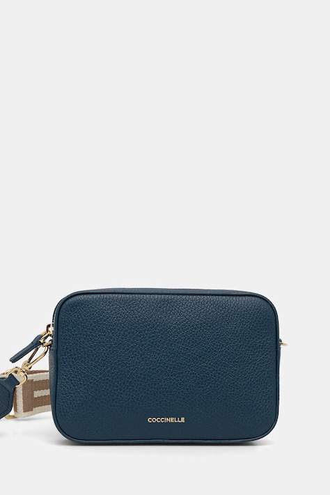 Coccinelle torebka skórzana kolor niebieski E5 MN5 55 I1 01