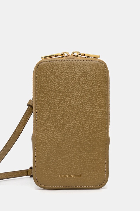 Coccinelle pokrowiec na telefon kolor zielony