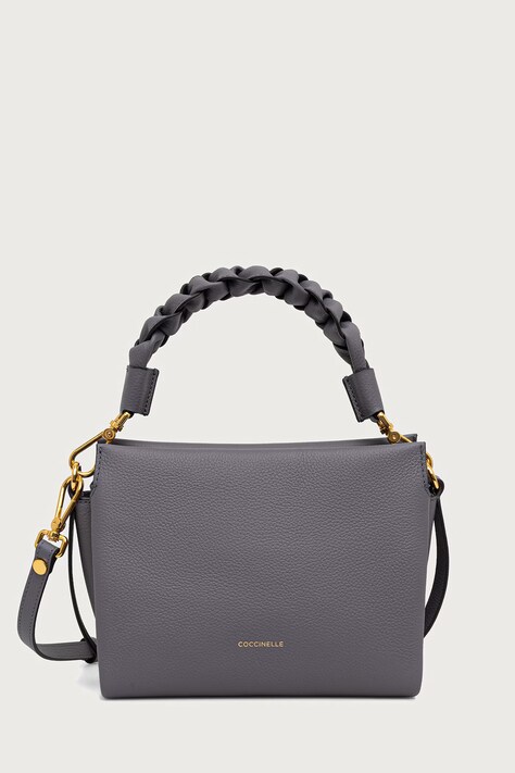Coccinelle Сумка crossbody для женщин кожаная серая E1 M50 58 01 01