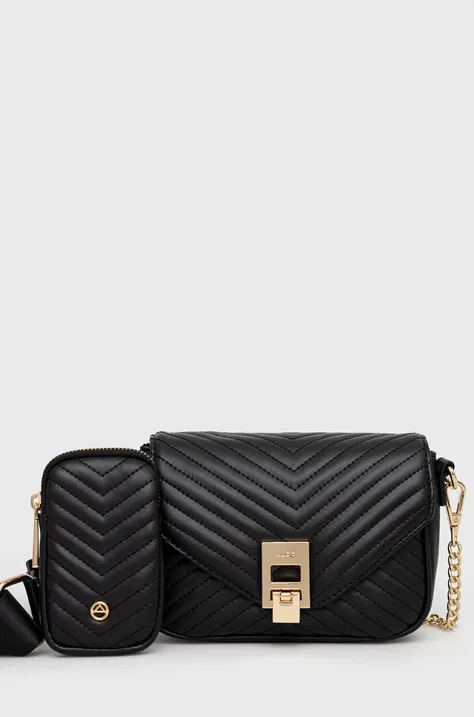 Τσάντα Aldo Unila χρώμα: μαύρο