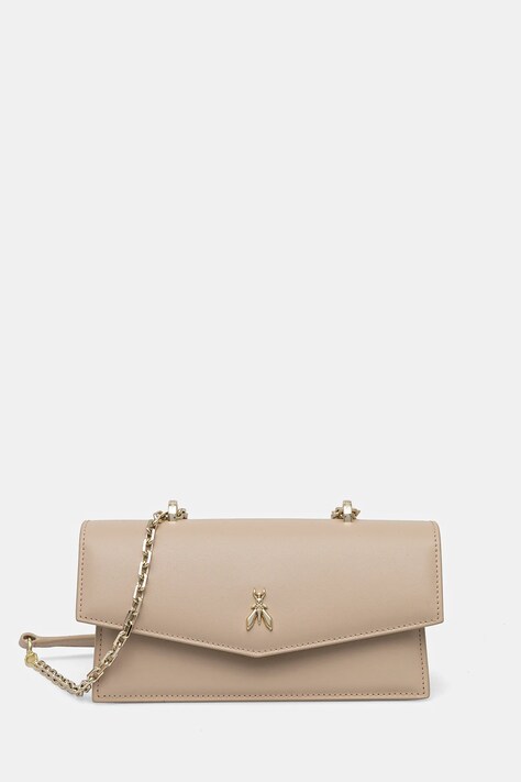 Patrizia Pepe poseta de piele culoarea bej, 2B0032 L061