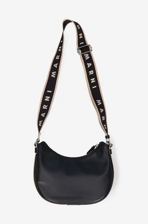 Marni leather handbag black color