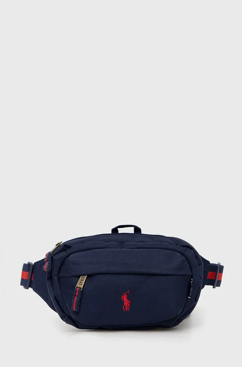 Dječja torbica oko struka Polo Ralph Lauren boja: tamno plava