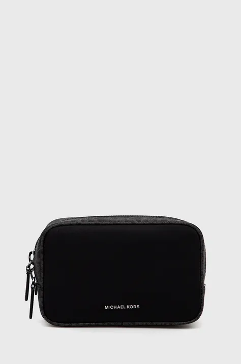 Kozmetična torbica Michael Kors črna barva