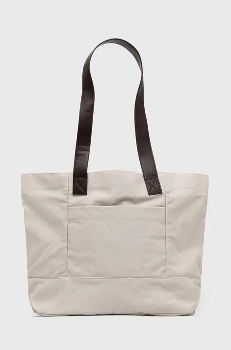 Τσάντα Abercrombie & Fitch χρώμα: γκρι