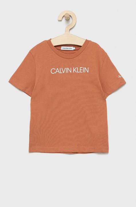 Calvin Klein Jeans t-shirt bawełniany dziecięcy IU0IU00298.9BYY