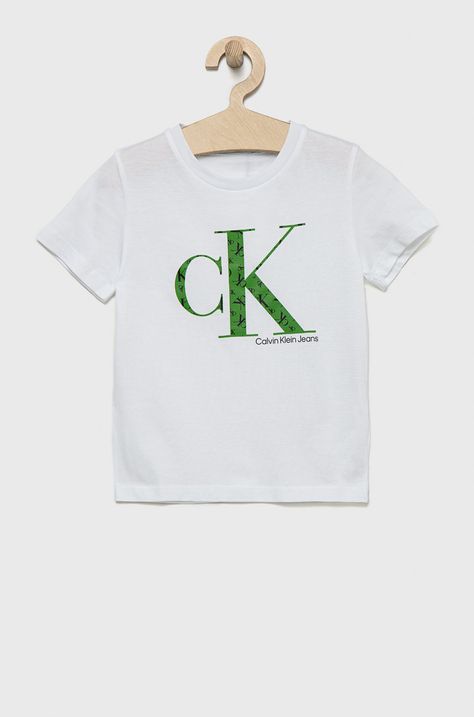 Calvin Klein Jeans t-shirt bawełniany dziecięcy
