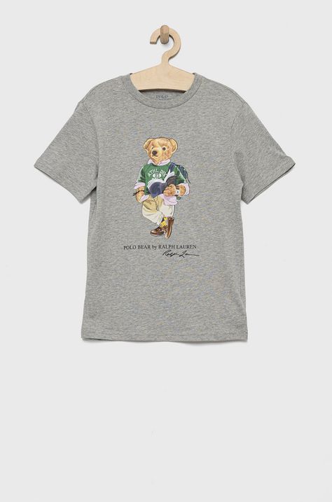 Detské bavlnené tričko Polo Ralph Lauren