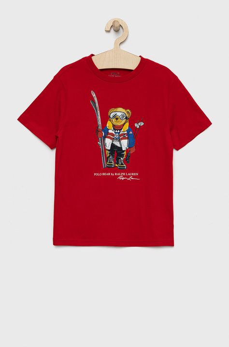 Polo Ralph Lauren tricou de bumbac pentru copii