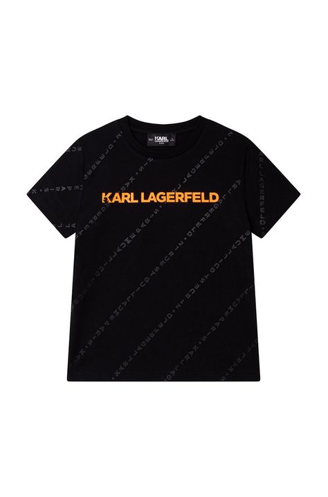 Karl Lagerfeld t-shirt bawełniany dziecięcy