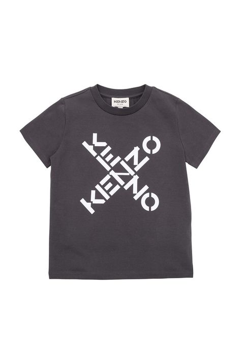 Παιδικό βαμβακερό μπλουζάκι Kenzo Kids