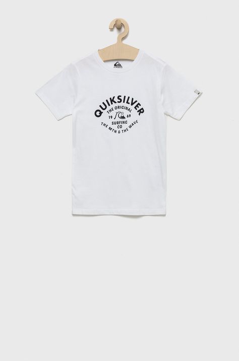 Otroška bombažna kratka majica Quiksilver
