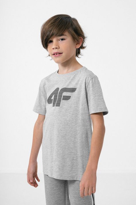 Detské bavlnené tričko 4F
