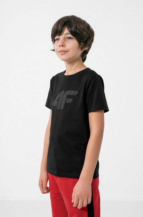 Detské bavlnené tričko 4F