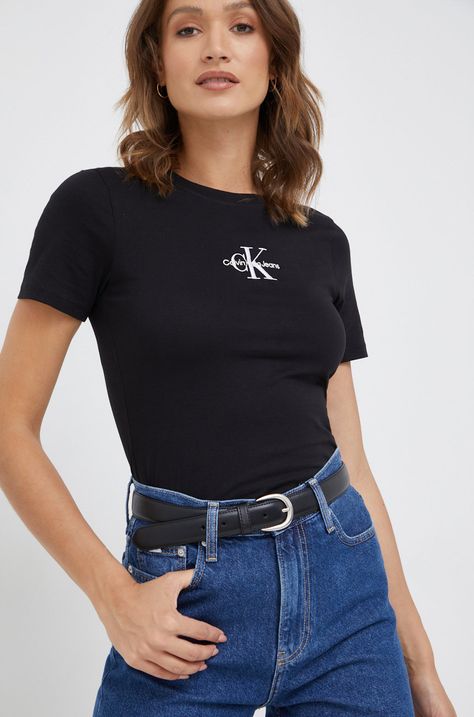 Calvin Klein Jeans tricou din bumbac