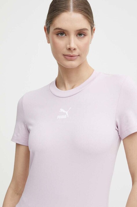 Μπλουζάκι Puma χρώμα: ροζ