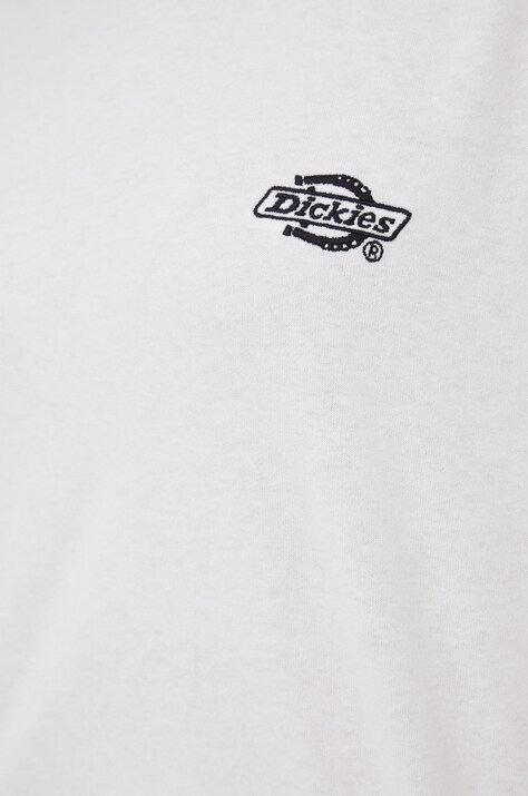 Бавовняна футболка Dickies — AW22-TSD0KW, білий — фото 5