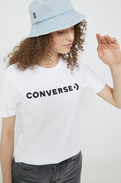 Памучна тениска Converse