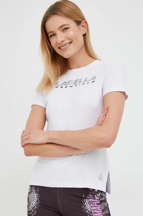 Kratka majica za vadbo LaBellaMafia Essentials bela barva