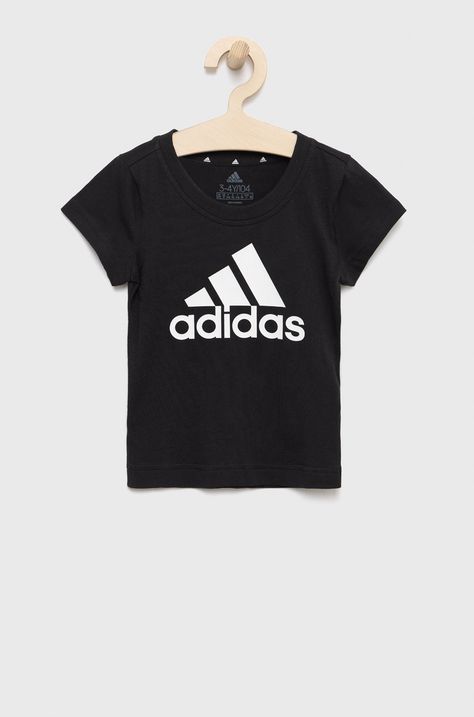 Detské bavlnené tričko adidas GN4069