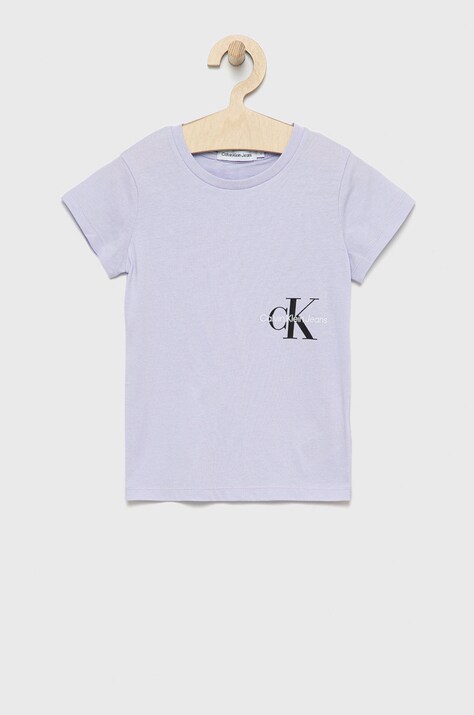 Otroški bombažen t-shirt Calvin Klein Jeans