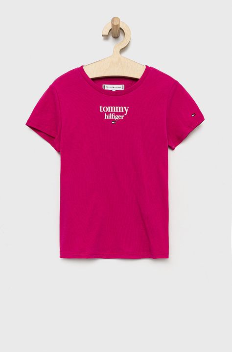 Дитяча бавовняна футболка Tommy Hilfiger