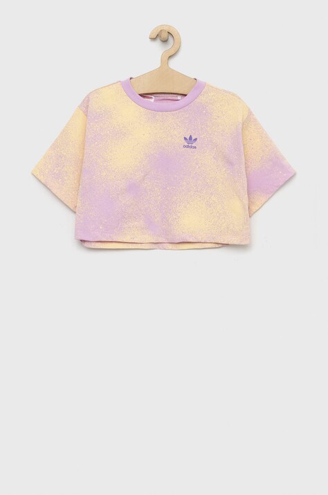 Детска памучна тениска adidas Originals