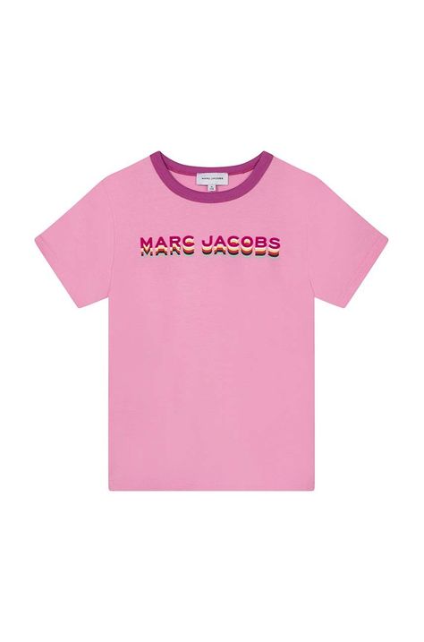 Otroška bombažna kratka majica Marc Jacobs