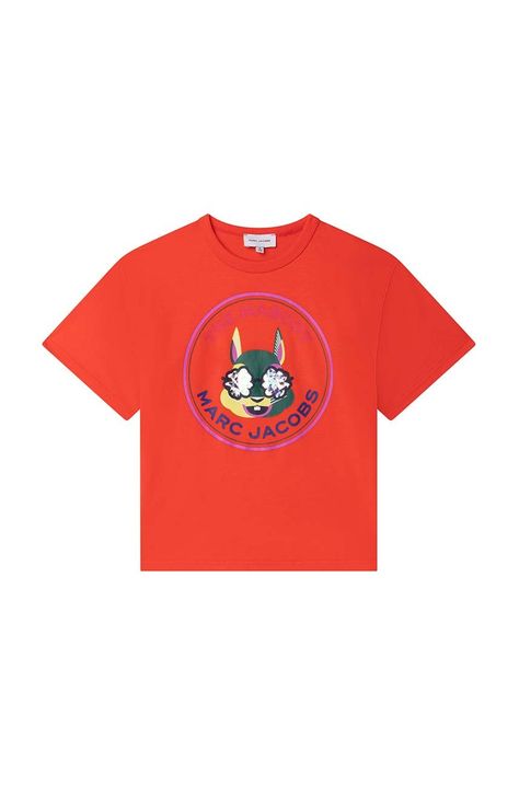 Detské bavlnené tričko Marc Jacobs