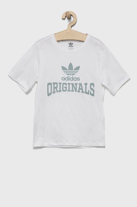 Dětské bavlněné tričko adidas Originals